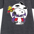 thumbnail image 2 of Peanuts - Snoopy Vampire and Woodstock - Toddler And Youth Girls Fleece Dress, 2 of 5
