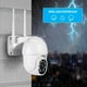thumbnail image 2 of Cámara IP,Cámara WiFi de 2MP Cámara PTZ inalámbrica para el hogar Cámara impermeable para exteriores Enchufe Meterk Cámara IP, 2 of 7