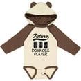 thumbnail image 3 of Inktastic Future Dominoes Player Game Boys or Girls Long Sleeve Baby Bodysuit, 3 of 5