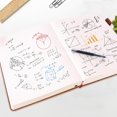 thumbnail image 4 of shiyou-Graph Paper Notebook (Grey) - 360 Pages 100 GSM Thick Graphing Paper - A4 Grid Notebook Quad Ruled - Hardcover Leather Journal Campus Notebook for School, Math, Composition, 4 of 4