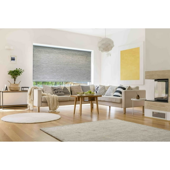 Lumi Cordless Nature-Made Fabric Roller Shades Light Filtering