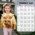 thumbnail image 7 of Garronmavis Highland Cow Girls Sweatshirts Loose Ruffle Sunflower Long Sleeve Girls Top 8T Lightweight Pullover Crewneck Long Sleeve Shirt Versatile Toddler Girl Clothes for Daily Life, 7 of 7