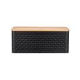 thumbnail image 4 of Iron Bread Box Bread Bin Bread Holder Kitchen Storage Container Bread Organizer Black, 4 of 8