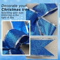 thumbnail image 4 of Pakyozj 5pcs Christmas Bows Outdoor Decorations Large Glitter Christmas Tree Topper Bow with Glitter Gold Edge for Xmas Home Front Door Decor Indoor Outdoor Decoration Supplies 7.09”x9.06”, 4 of 6