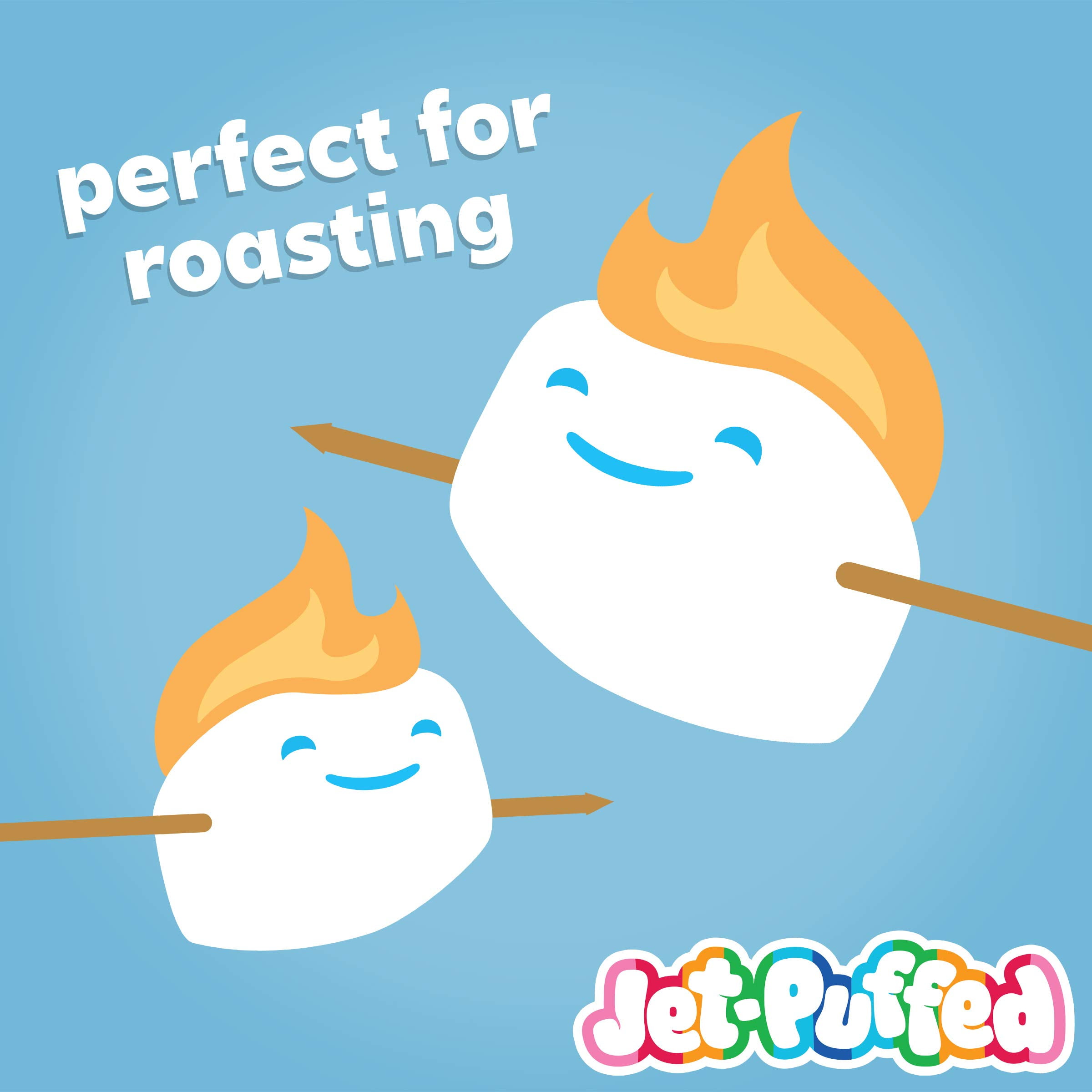 (10 pack) Jet-Puffed S'more Vanilla Marshmallows, 21 oz Bag