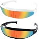 thumbnail image 3 of 2 piece set 2pcs gafas de sol futuristas, gafas espaciales, juego de gafas alienígenas, gafas de fiesta, gafas divertidas, 3 of 5