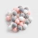 thumbnail image 1 of Bola de pelo de Navidad de color macarrón para colgar adornos de fotos de vestido suave para el hogar de estilo nórdico para habitación de niños y niñas, 1 of 6