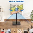 thumbnail image 7 of TAVR Furniture Universal Floor TV Stand, Modern Swivel Mount for 32-60 inch TVs with Power Outlet, Max Load to 88 lbs, 7 of 7