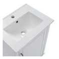 thumbnail image 5 of Jivora Modern Bathroom Vanity with Ceramic Sink, Storage, Shelves, Wood, White, 5 of 10