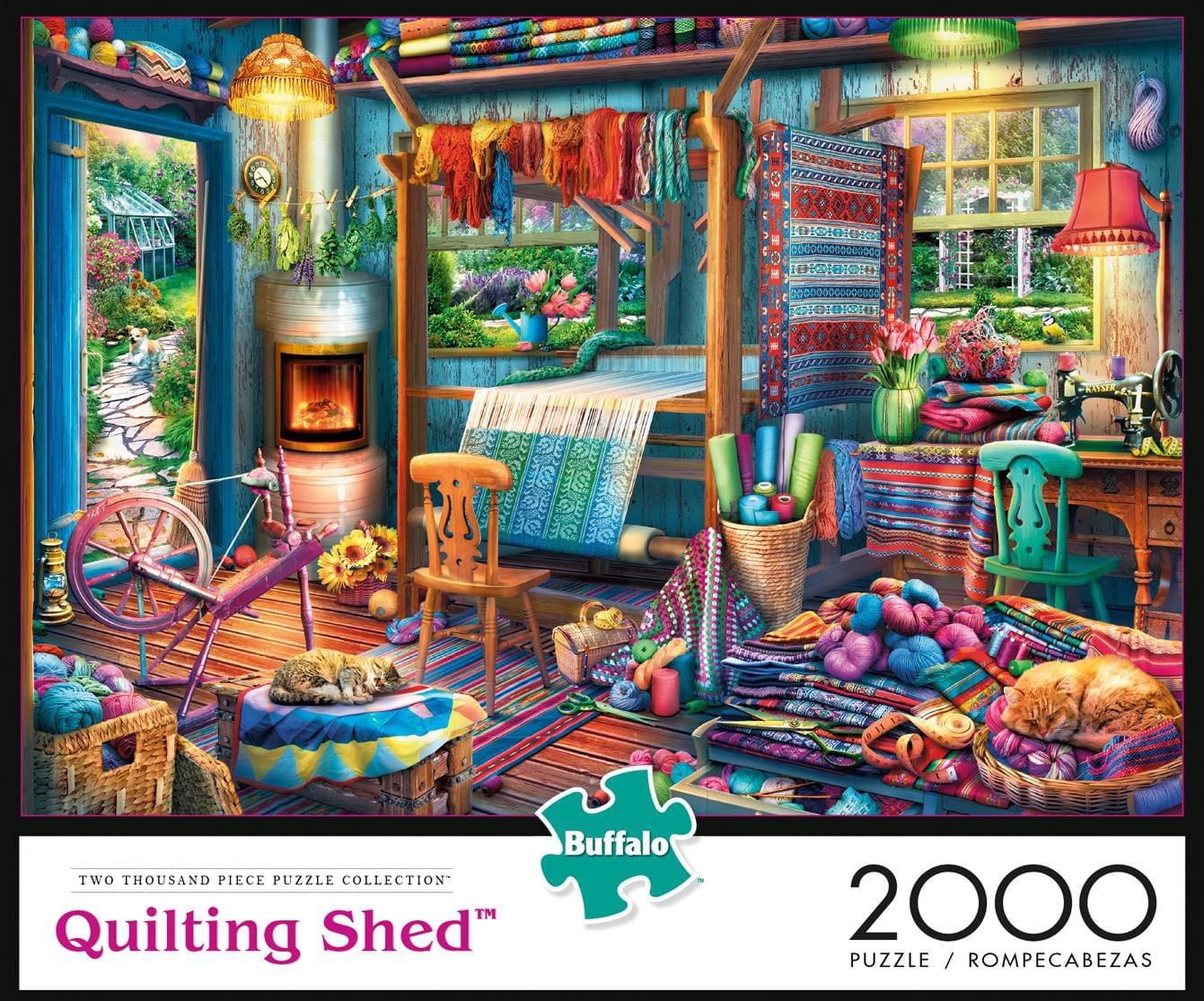 Buffalo Games Le puzzle Quilting Shed en 2000 pièces
