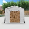 thumbnail image 5 of Gray PE Steel 2.4x2.4x2.4m Waterproof, Sun-Proof And UV-Proof Outdoor Storage Shed, 5 of 10