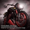 thumbnail image 3 of 4PCS Motorcycle Indicators Colors Turn Signal Lights Motorcycle Turn Indicators 12V 12 LED Bulbs for Motorcycle Motorbike Scooter Quad Cruiser Off Road-Y Shape, 3 of 4
