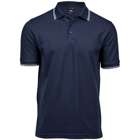Tee Jays Mens Tipped Stretch Polo Shirt