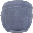 thumbnail image 3 of SNUGRUGS Grace Womens Suede Moccasins with Floral Cotton Inner and Rubber Sole - Navy - US 9, 3 of 7