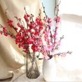 thumbnail image 3 of 2 Pack Artificial Silk Plum Blossom Flower Branches Real Touch for Home Table Wedding Bouquet Beach Theme Party Decoration, 3 of 6