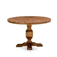 thumbnail image 3 of East West Furniture Irving Asian Wood Dining Table in Sandblasting Walnut, 3 of 8