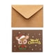 thumbnail image 1 of Tarjetas de felicitación de papel Toystoory 10 piezas con dibujos animados Navidad con sobres para niños, 1 of 6