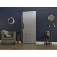 thumbnail image 2 of Spectrum Millbrooke Satin Silver PVC H-Style Barn Door Kit Size 36"wide x 84"high, 2 of 2