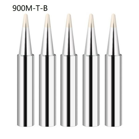 

5Pc 900M-T Copper Soldering Iron Tips -Free Welding Solder Tools 900M-T-B