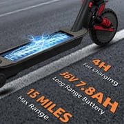 Electric Scooter Adults with Smart APP Control, 500W Motor, 8.5in Tires, E Scooter with Suspension for Commuting, UL2272