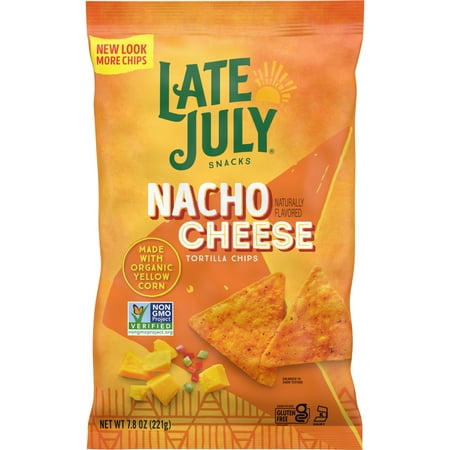 Late July Nacho Cheese Chips (12 Pack) 7.8 oz