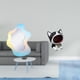 thumbnail image 2 of Espejo acrílico con forma de gato ondulado, adorno artístico y artesanal, espejo decorativo moderno para pared de baño, entrada, cuenco para llaves, c, 2 of 8