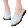 thumbnail image 4 of ZTTD Breathable Work Shoes Women Shoes In Non Slip Sole White Leather Shoes, 4 of 5