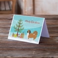 thumbnail image 2 of Pekingese Merry Christmas Tree Greeting Cards and Envelopes Pack of 8, 2 of 2