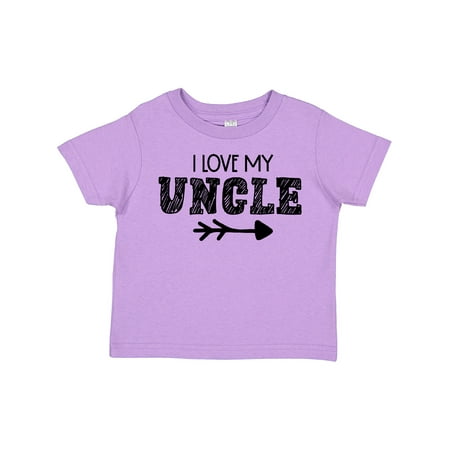 

Inktastic I Love My Uncle with Arrow Gift Toddler Boy or Toddler Girl T-Shirt