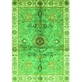 thumbnail image 1 of Ahgly Company Indoor Rectangle Oriental Green Traditional Area Rugs, 7' x 9', 1 of 4