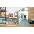 thumbnail image 2 of Ahgly Company Machine Washable Indoor Rectangle Contemporary Tiffany Blue Area Rugs, 5' x 8', 2 of 7