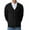 02-Black, variant on Iceglad Mens Cardigan Sweaters V-Neck Long Sleeve Soft Slim Fit Casual Buttons Knitted