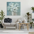 thumbnail image 2 of Stupell Industries White Daisy Blooms Abstract Flowers Painting Gallery Wrapped Canvas Print Wall Art, Design by Danhui Nai, 2 of 7