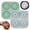 Green, variant on Food Grade Ice Tray Eco Friendly Silicone Stackable Storage Ice Cube Mold Silicone Ice | Soccer Shape Cold Block Template with High Quality Construction