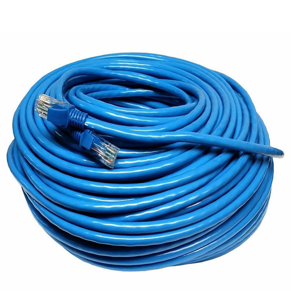 150FT CAT6 Cable Ethernet Lan Network CAT 6 RJ45 Patch Cord Internet Blue NEW 