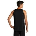 thumbnail image 2 of Sport Tek Adult Male Men Scoop Neck Plain sleeveless Tank Black 4X-Large, 2 of 4