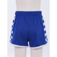 thumbnail image 5 of TiaoBug Kids Girls Cotton Shorts Contrast Color Plaid Cycling Yoga Running Shorts Summer Hot Pants Blue 150, 5 of 7