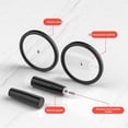 thumbnail image 4 of LP Vinyl Record Cleaner Clamp Cleaning Set Vinyl Record Label Saver Protector Record Waterproof Cleaning Clip White, 4 of 8