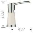 thumbnail image 2 of Artona Soap Dispenser - PVD Steel/Soft White, 2 of 2