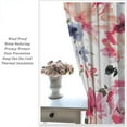 thumbnail image 5 of Watercolor Floral Curtains, Leafy Floral Nature Pattern Illustration Style Art Home Decor, Blackout Curtains for Bedroom Living Room, 2 Panel Set,42X54 Inch, 5 of 6