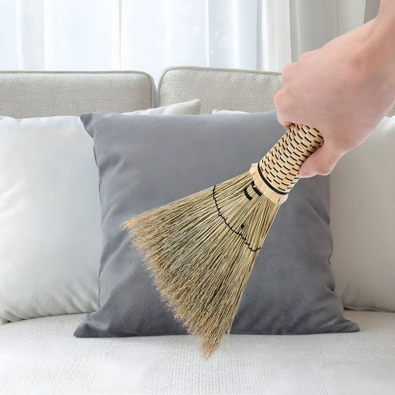 ACDANC 2026 New Corn Whisk Broom Small Corn Broom Short Handle Hand Broom Sweeping Mini Hand Broom for Home,Office,Car,Patio