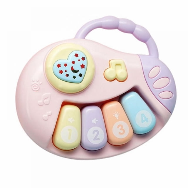 Early Education Musical Toy Set with Hand Drum Guitar Piano and Starry Sky Projection for Development