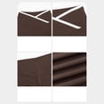 thumbnail image 6 of KHONTS Women 2 Piece Workout Yoga Sets Color Block Sports Bra High Waist Flared Leggings Gym Yoga Pilates Outfits Coffee L, 6 of 8