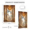 thumbnail image 3 of Fuzoiu Golden Drapes Pillars Clouds Print Single Duplex Outlet Cover Plate, Light Switch Cover, for Receptacle Light Switch, Switch Cover Decorative Wallplate-Style T, 3 of 6