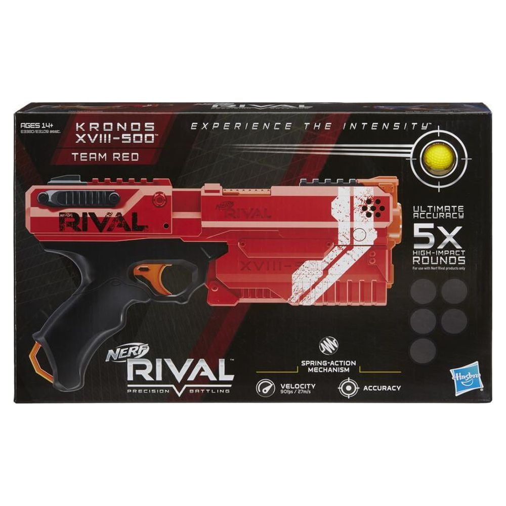 Nerf Rival Kronos XVIII 500 - Team Red Action Blaster with High