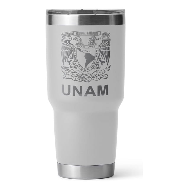 Vaso Térmico Acero inoxidable UNAM 30oz Blanco