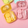 thumbnail image 2 of Contact Lens Cases, Travel Contact Lens Box with Mirror Tweezers Remover Tool Solution Bottle for Outdoor Office Daily Use, 2 of 8
