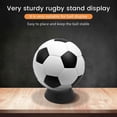 thumbnail image 4 of Ball Holder,Ball Stand Basketball Football Soccer Rugby Plastic Display Holder,Black, 4 of 5