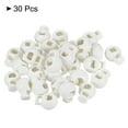thumbnail image 3 of Cord Locks, Ball Spring Toggle Stopper for Drawstring Bag Shoelaces, White 30 Pack, 3 of 5