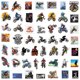 thumbnail image 3 of Paquete de pegatinas Dirtbikes, motocicletas, anime, impermeables, 50 unidades, 3 of 3